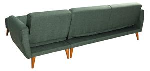 Dizajnová rozkladacia sedačka Gianetta 277 cm zelená