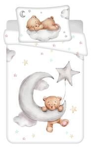 Bavlnená detská obliečka do postieľky 100x135 cm Teddy "Moon" – Jerry Fabrics