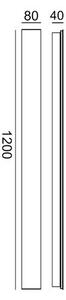 ITALUX OWL-2051-12-4K Mutti vonkajšie nástenné svietidlo LED 29W/1096lm 4000K IP54 čierna