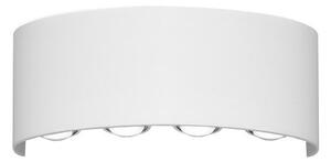 ITALUX OWL-6650-4-WH-3K Ortelo vonkajšie nástenné svietidlo LED 8W/738lm 3000K IP54 biela