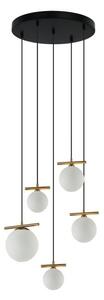 ITALUX PND-463325A-BRO+W Merseta závesné svietidlo 1xE14, 4xG9 D600mm starožitná bronzová