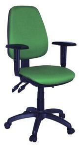Kancelárska stolička 1140 ASYN s podrúčkami - zelená