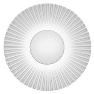 HELL LED nástenné svetlo Shelley, biela, Ø 16 cm, kov, Biela / opálová, Obývacia izba / jedáleň, kov, Moderný, Nástenné svietidlo