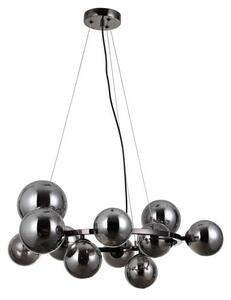 ITALUX PND-406007-11A-BL Canello závesné svietidlo 11xG9 D700mm čierna, dymová