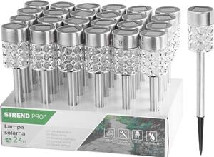 24 ks Lampa Solar Sabik, 375 mm, 1 LED, AAA, bal. 24 ks