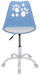 Dekorstudio Detská stolička JOY k písaciemu stolu - modro biela