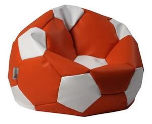 Antares Sedací vak Euroball BIG XL oranžovo - biely