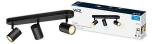 Philips WiZ Tunable white 8719514551855 IMAGEO bodové svietidlo 3xGU10 15W/1050lm 2700-6500K čierna stmievateľné