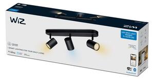 Philips WiZ Tunable white 8719514551855 IMAGEO bodové svietidlo 3xGU10 15W/1050lm 2700-6500K čierna stmievateľné