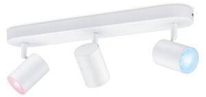 Philips WiZ Colors 8719514551916 IMAGEO bodové svietidlo 3xGU10 15W/1050lm 2200-6500K+RGB biela stmievateľné