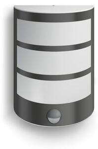 Philips 8719514417632 Python vonkajšie nástenné svietidlo so senzorom LED 6W/450lm 2700K IP44 antracit