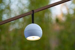 LUCIDE 27251/02/31 LUNEX vonkajšie nástenné svietidlo LED 2W/163lm 3000K IP54 čierna, biela, nabíjateľná batéria, magnetický montážny systém