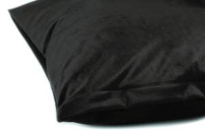 Biante Zamatová obliečka na vankúš Velvet Prémium SVP-023 Čierna 40 x 40 cm