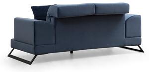 Dizajnová sedačka Heimana 185 cm tmavomodrá