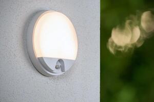 LUCIDE 22863/10/31 HUPS IR vonkajšie nástenné svietidlo so senzorom LED 10W/1000lm 3000K IP54 biela, opálová