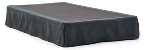 Antracitová čalúnená jednolôžková posteľ 90x200 cm Jaira – Kave Home