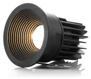 LED2 2111033DT SPLASH zápustné bodové svietidlo LED D76mm 7W/525lm 3000K IP54 TRIAC čierna