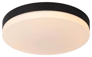 LUCIDE 79111/40/30 BISKIT stropné svietidlo so senzorom D400mm LED 36W/2050lm 2700K IP44 čierna, opálová