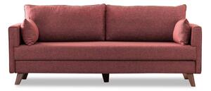Dizajnová rozkladacia sedačka Marisela 208 cm bordová
