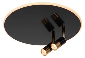 LUCIDE 71100/40/09 JUBEL stropné bodové svietidlo/spot D400mm 2xLED 5W/350lm 2700K tmavá modrosivá, mosadzná
