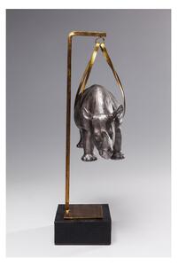 Dekorácie Kare Design Hanging Rhino, výška 43 cm