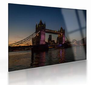 Sklenený obraz - Tower bridge (70x50 cm)