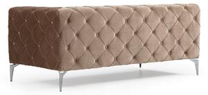 Dizajnová 4-miestna sedačka Rococo 344 cm krémová