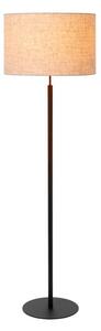LUCIDE 45709/81/38 MAYA stojacia lampa V1500mm 1xE27 čierna, krémová