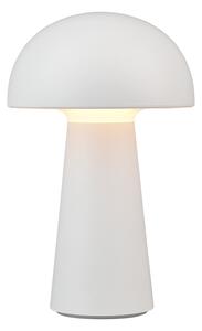 TRIO R52176101 LENNON vonkajšia dekoračná dotyková lampička LED D136mm 2W/180lm 3000K IP44 biela, nabíjateľná batéria, USB