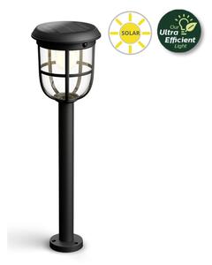Philips 8720169267213 UltraEfficient Solar Radii solárne stojanové svietidlo/záhradný stĺpik so senzorom PIR LED 1,3W/250lm 3000K IP44 čierna