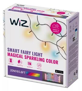 Philips Wiz 8720169076969 Wi-Fi LED Smart Fairy Light Type-C vianočná reťaz 20m 15W 2700-5000K+RGB, IP44 čierna