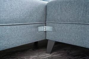 Dizajnová rohová sedačka Phalen 300 cm modrá