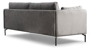 Dizajnová 3-miestna sedačka Laisha 217 cm sivá
