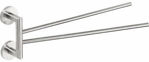 SAPHO XS405 X-Steel otočný držiak na uteráky dvojitý 42 cm, nehrdz. oceľ