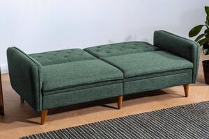 Dizajnová rozkladacia sedačka Kaloni 202 cm zelená