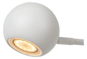 LUCIDE 36721/03/31 COMET stojacia lampa V1380mm LED 3W/240lm 2700K biela, nabíjateľná batéria, 3StepDIM