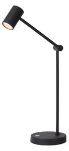 LUCIDE 36622/03/30 TIPIK stolové svietidlo V640mm LED 3W/240lm 2700K čierna, nabíjateľná batéria, 3StepDIM
