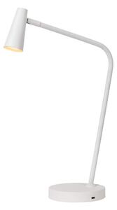 LUCIDE 36620/03/31 STIRLING stolná lampička V475mm LED 3W/230lm 2700K biela, nabíjateľná batéria, 3StepDIM