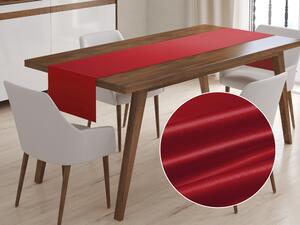 Biante Saténový behúň na stôl polyesterový Satén LUX-037 Červený 20x120 cm