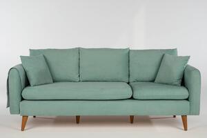 Dizajnová 3-miestna sedačka Payson 215 cm morská zelená