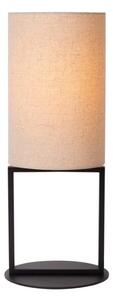 LUCIDE 30562/81/38 HERMAN stolná lampa V500mm 1xE27 čierna, krémová