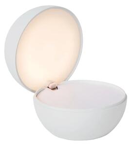 LUCIDE 27505/02/31 CLIPPER stolná lampička V108mm LED 2,2W/147lm 2700K biela, nabíjateľná batéria