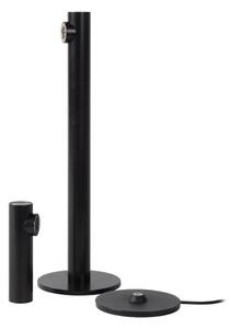 LUCIDE 27503/02/30 ANTRIM stolná lampička V358mm LED 2,2W/140lm 2700K IP54 čierna, bezdrôtová nabíjacia podložka