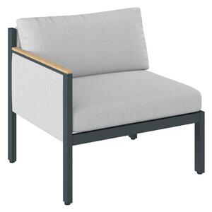 KONCOVÝ DIEL TERASOVEJ ZOSTAV drevo, kov, textil Amatio - Série záhradného nábytku