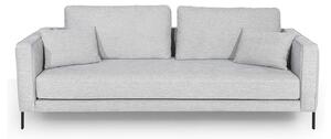 Dizajnová 3-miestna sedačka Zenovia 225 cm sivá