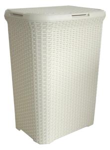 Kôš na bielizeň rattan 60l - krémový CURVER 00707-885
