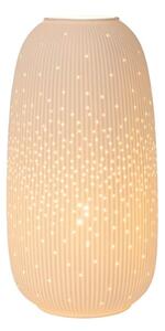 LUCIDE 13541/18/31 FLORES stolná lampička V332mm 1xE14 biela
