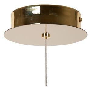 LUCIDE 13499/04/60 CINTRA závesné svietidlo D140mm LED 5,7W/295lm 2700K mosadzná, priehľadná