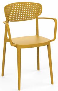Jedálenská stolička AIRE ARMCHAIR Rojaplast Žltá