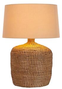 LUCIDE 10551/81/73 AMBALA stolná lampa V480mm 1xE27 prírodná, biela